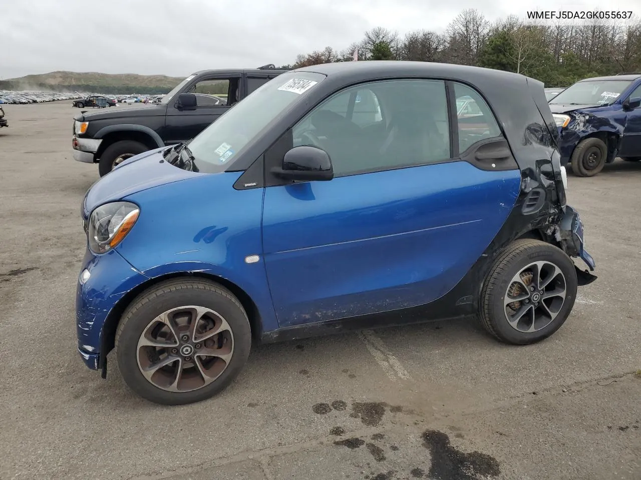 2016 Smart Fortwo VIN: WMEFJ5DA2GK055637 Lot: 71595184