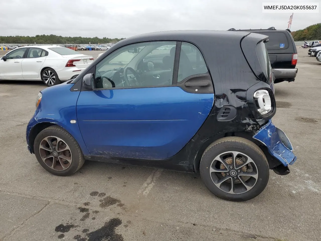 2016 Smart Fortwo VIN: WMEFJ5DA2GK055637 Lot: 71595184