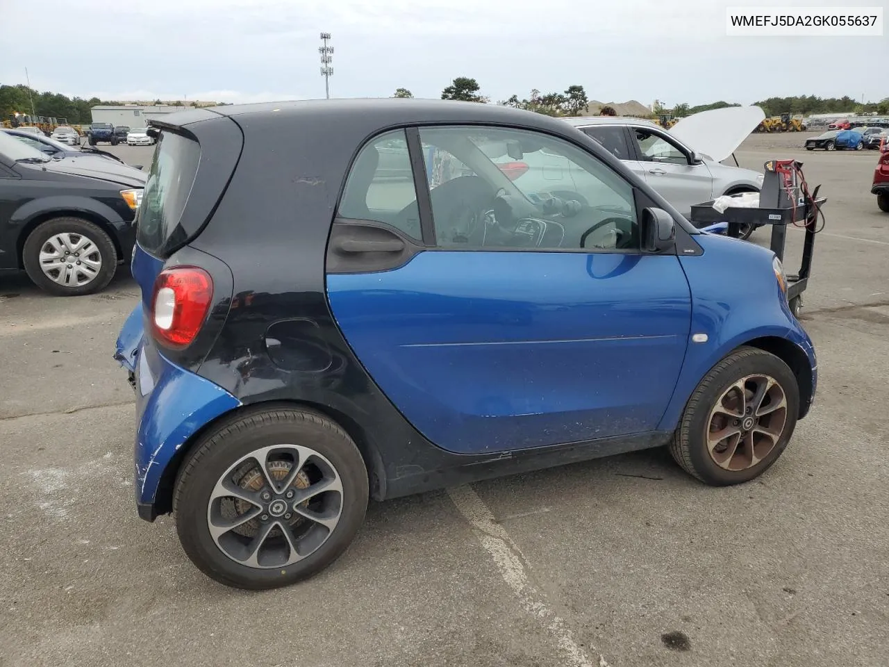 2016 Smart Fortwo VIN: WMEFJ5DA2GK055637 Lot: 71595184