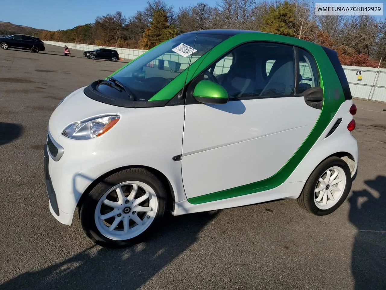 2016 Smart Fortwo VIN: WMEEJ9AA7GK842929 Lot: 77001654