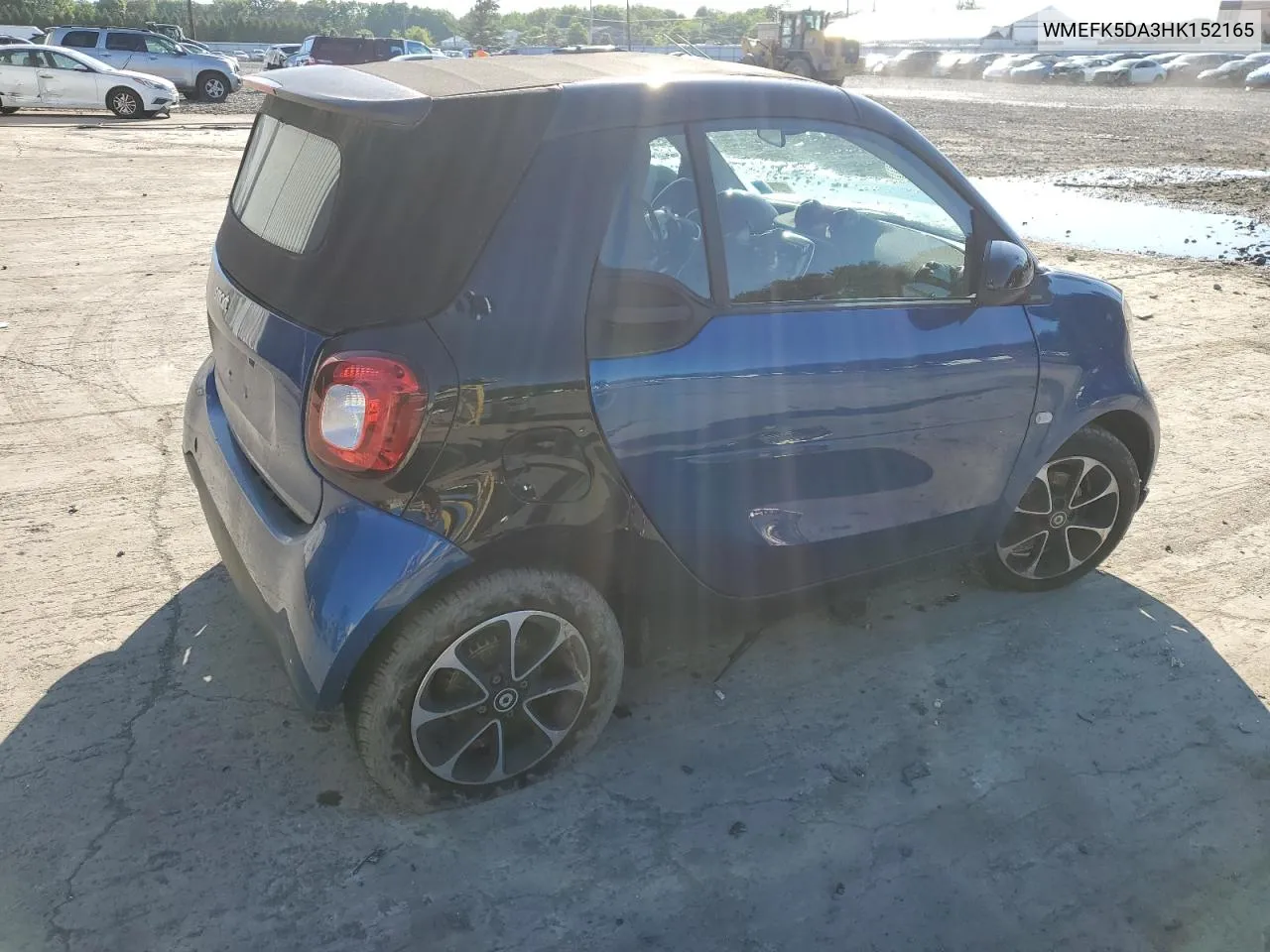 2017 Smart Fortwo VIN: WMEFK5DA3HK152165 Lot: 56188044