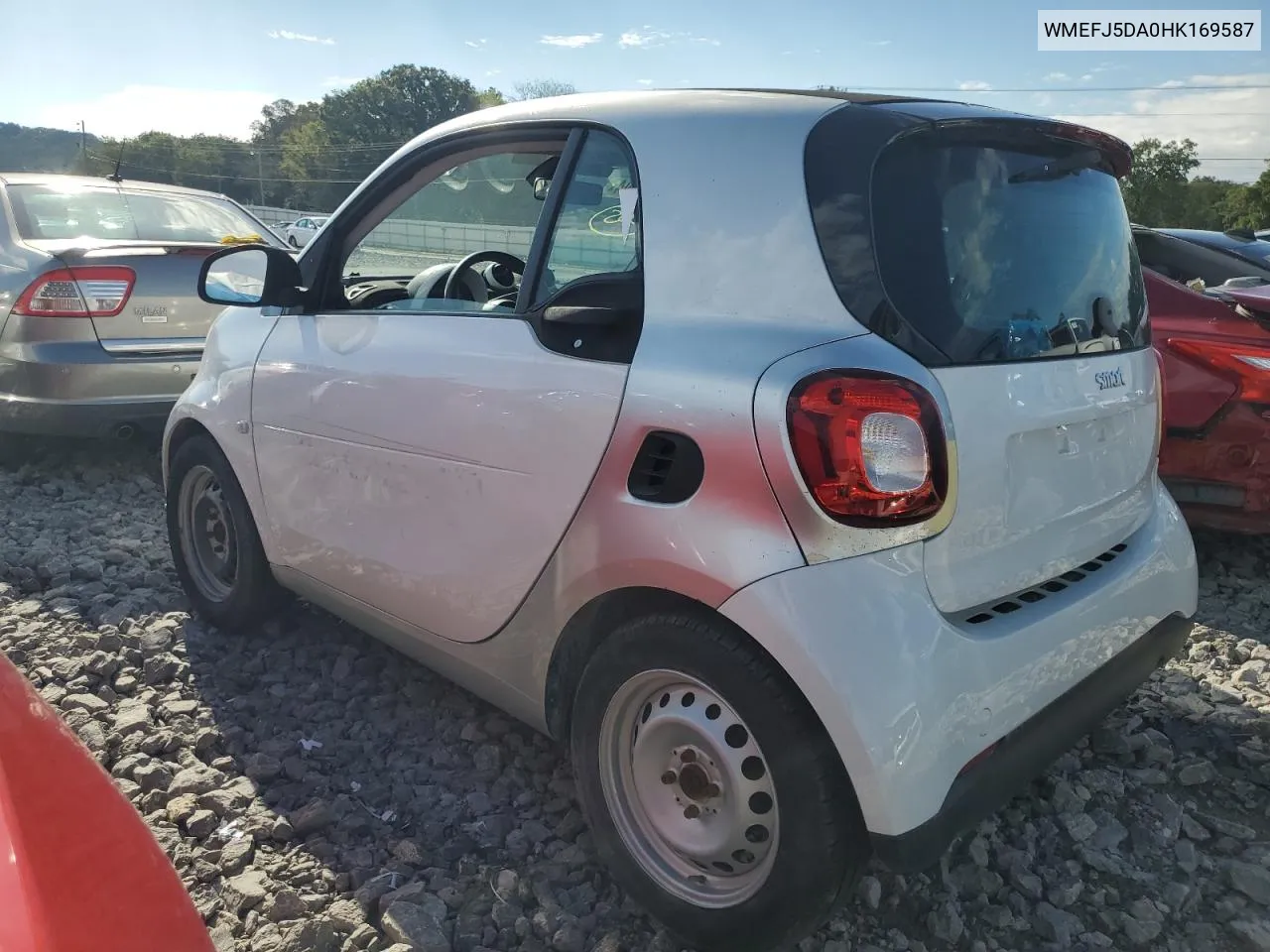 WMEFJ5DA0HK169587 2017 Smart Fortwo