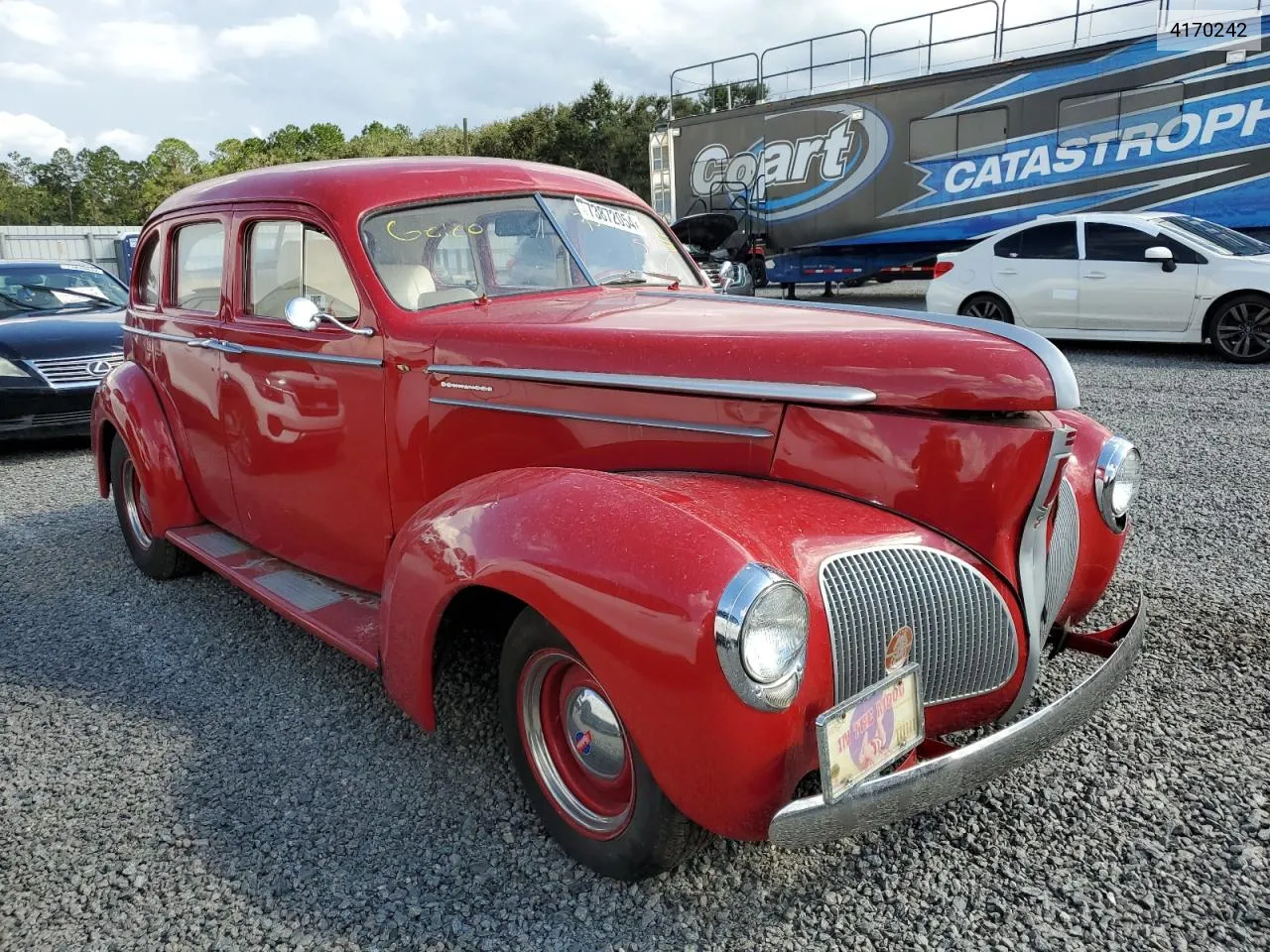 1940 Studebaker Commander VIN: 4170242 Lot: 73872054