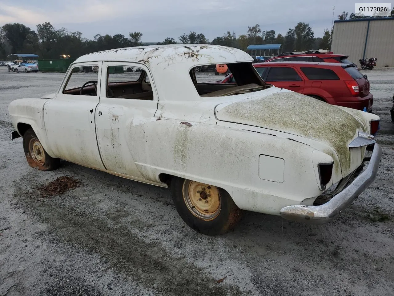 1952 Studebaker Champion VIN: G1173026 Lot: 74720994