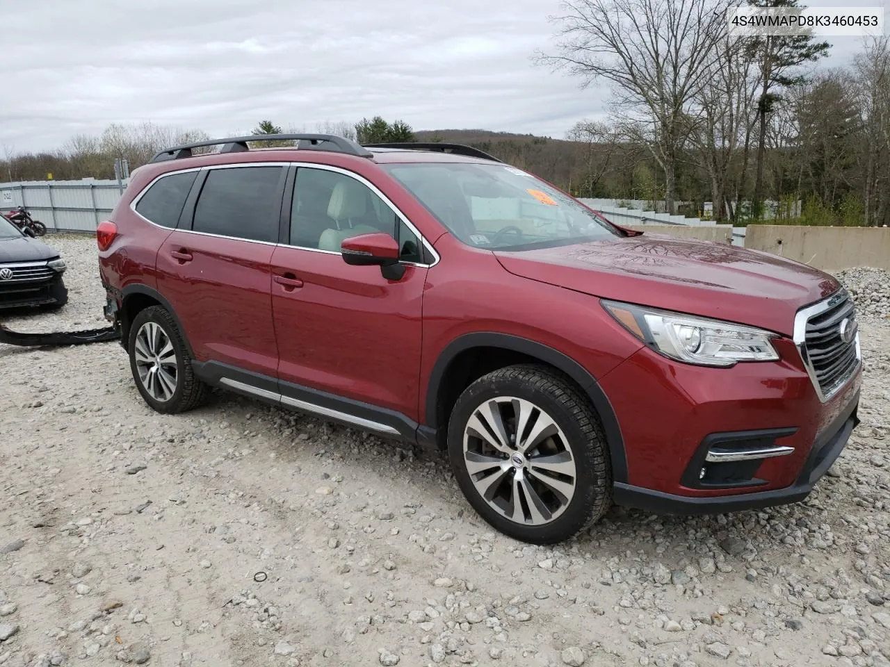 2019 Subaru Ascent Limited VIN: 4S4WMAPD8K3460453 Lot: 52977914