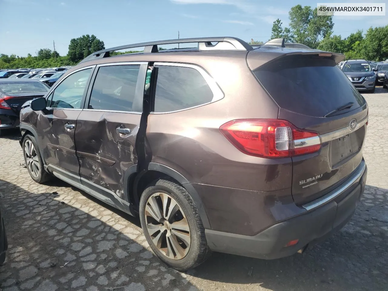 2019 Subaru Ascent Touring VIN: 4S4WMARDXK3401711 Lot: 55938074