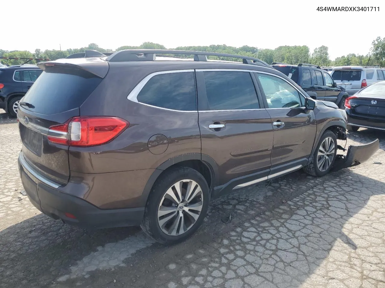 2019 Subaru Ascent Touring VIN: 4S4WMARDXK3401711 Lot: 55938074