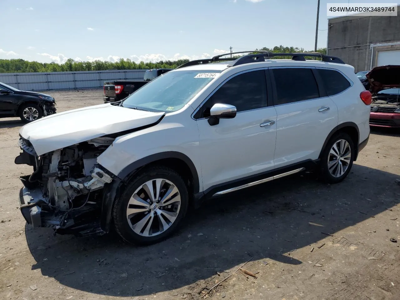 2019 Subaru Ascent Touring VIN: 4S4WMARD3K3489744 Lot: 58715764