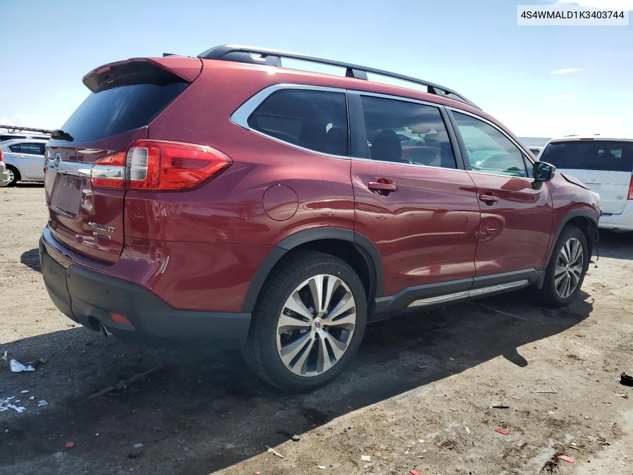 2019 Subaru Ascent Limited VIN: 4S4WMALD1K3403744 Lot: 62054364