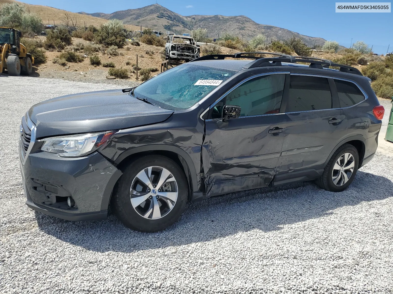 2019 Subaru Ascent Premium VIN: 4S4WMAFD5K3405055 Lot: 64994844