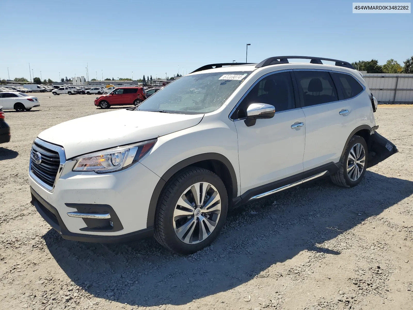 2019 Subaru Ascent Touring VIN: 4S4WMARD0K3482282 Lot: 67289074