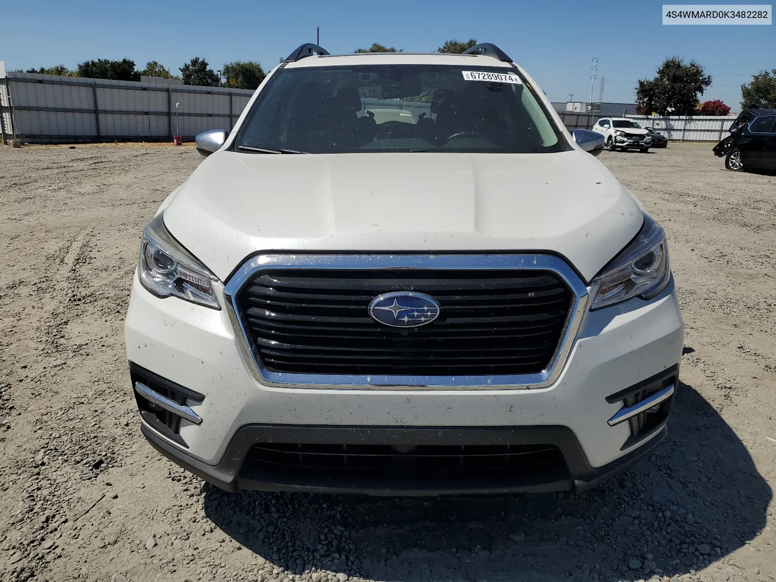 2019 Subaru Ascent Touring VIN: 4S4WMARD0K3482282 Lot: 67289074