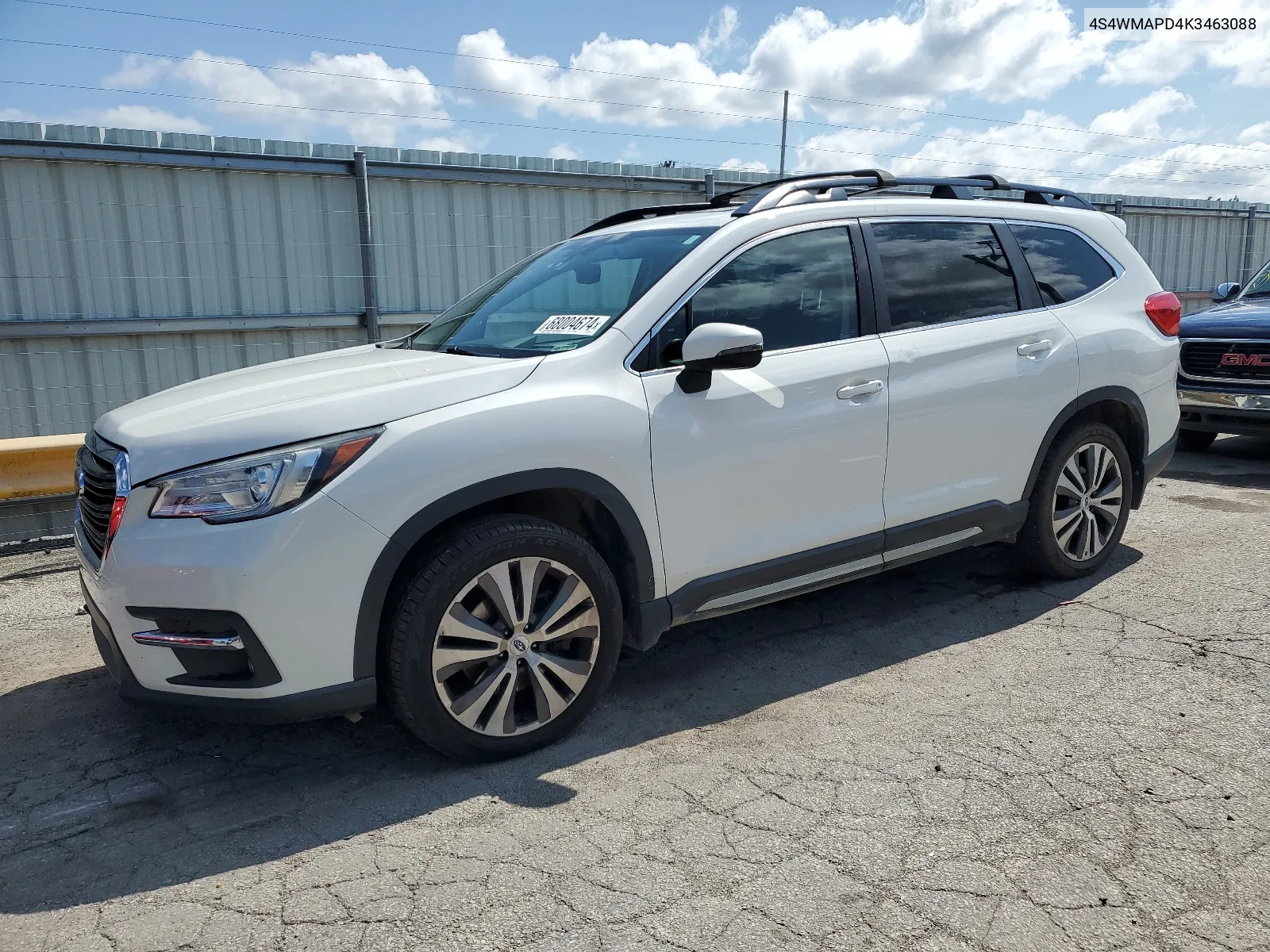 2019 Subaru Ascent Limited VIN: 4S4WMAPD4K3463088 Lot: 68004674