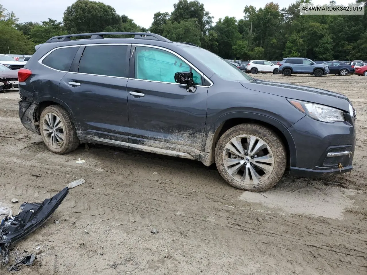 2019 Subaru Ascent Touring VIN: 4S4WMARD6K3429019 Lot: 69407324