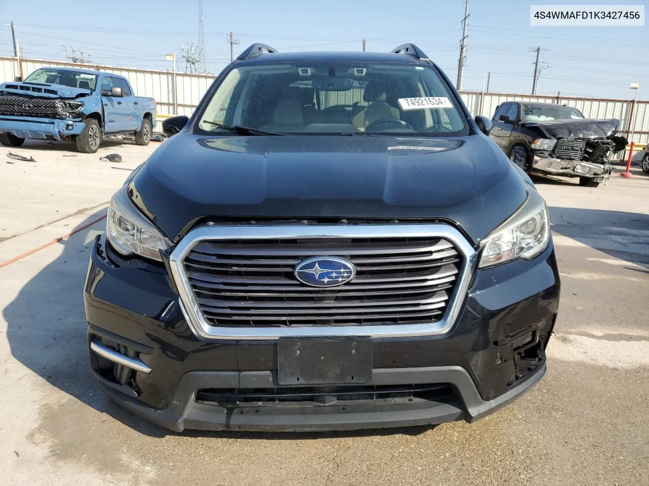 2019 Subaru Ascent Premium VIN: 4S4WMAFD1K3427456 Lot: 74921634