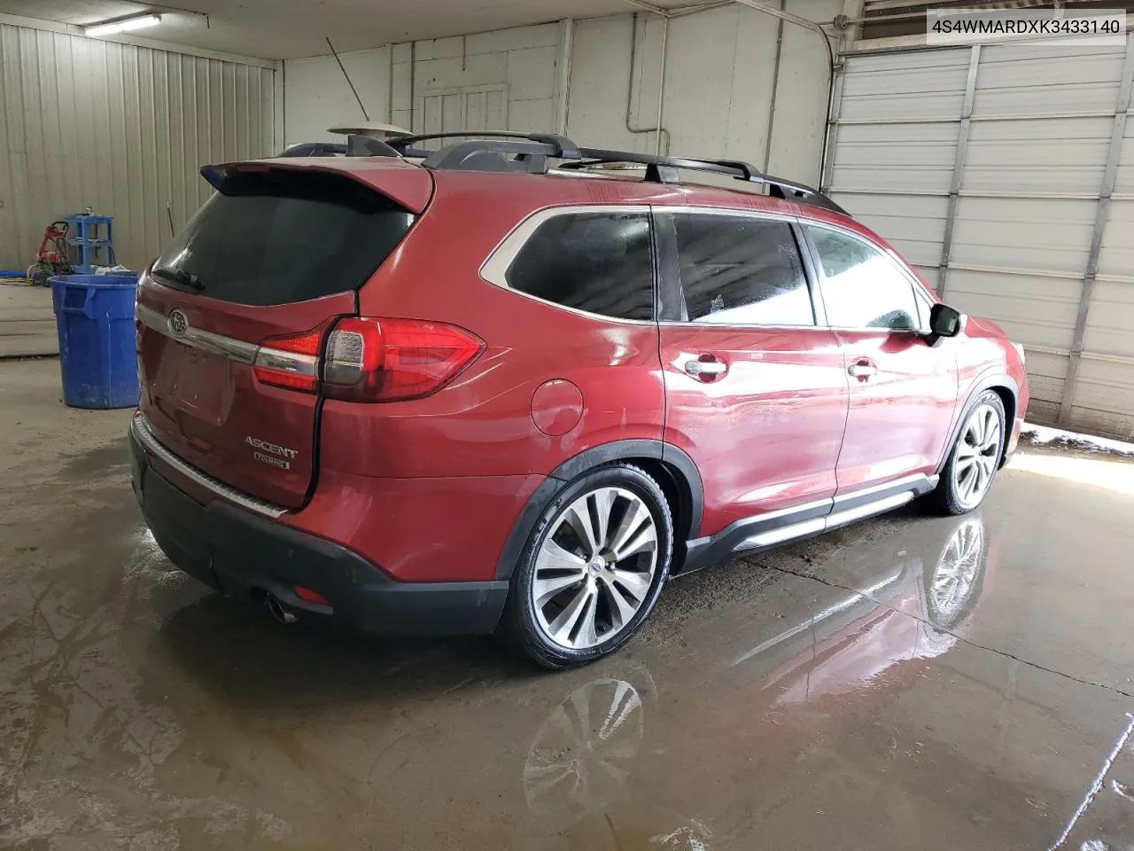 2019 Subaru Ascent Touring VIN: 4S4WMARDXK3433140 Lot: 75810014