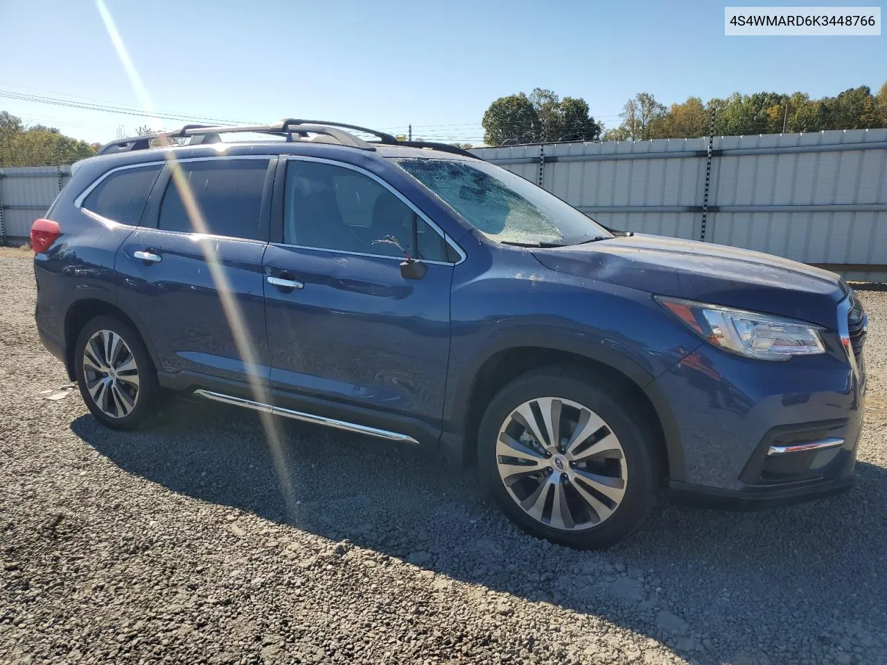 2019 Subaru Ascent Touring VIN: 4S4WMARD6K3448766 Lot: 76819784