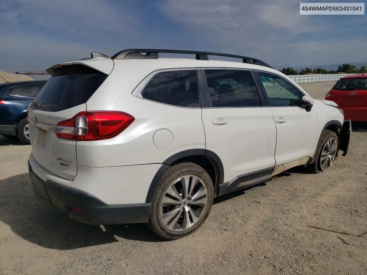 2019 Subaru Ascent Limited VIN: 4S4WMAPD5K3431041 Lot: 77116424