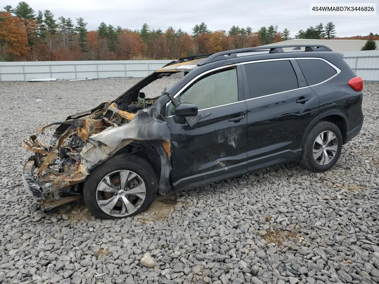 2019 Subaru Ascent Premium VIN: 4S4WMABD7K3446826 Lot: 77312364