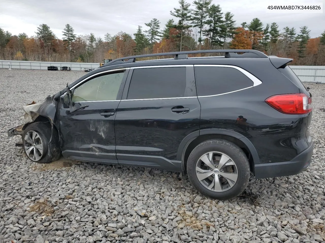 2019 Subaru Ascent Premium VIN: 4S4WMABD7K3446826 Lot: 77312364