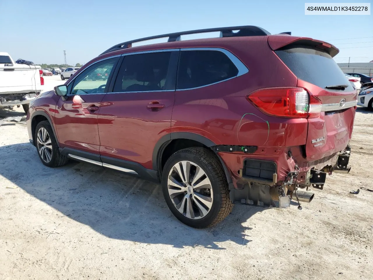 2019 Subaru Ascent Limited VIN: 4S4WMALD1K3452278 Lot: 77386844