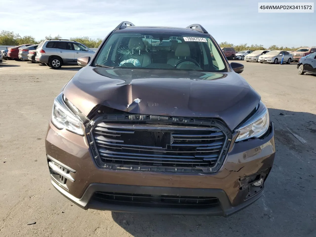 4S4WMAPD2K3411572 2019 Subaru Ascent Limited