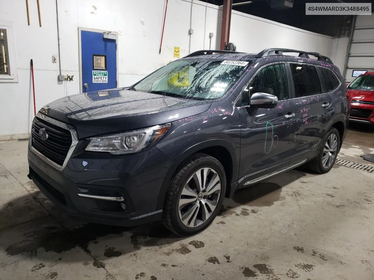 2019 Subaru Ascent Touring VIN: 4S4WMARD3K3488495 Lot: 80252364