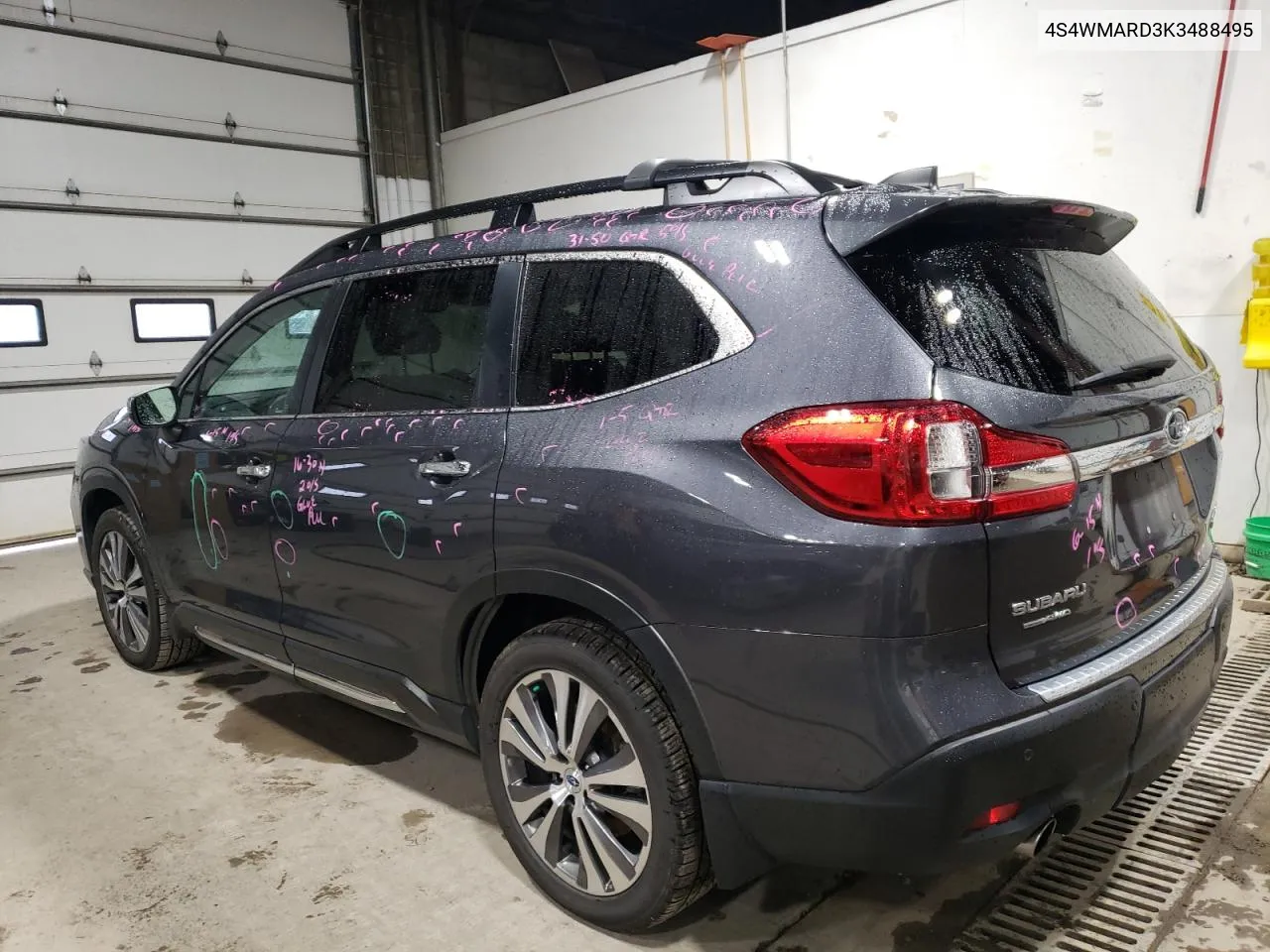 2019 Subaru Ascent Touring VIN: 4S4WMARD3K3488495 Lot: 80252364