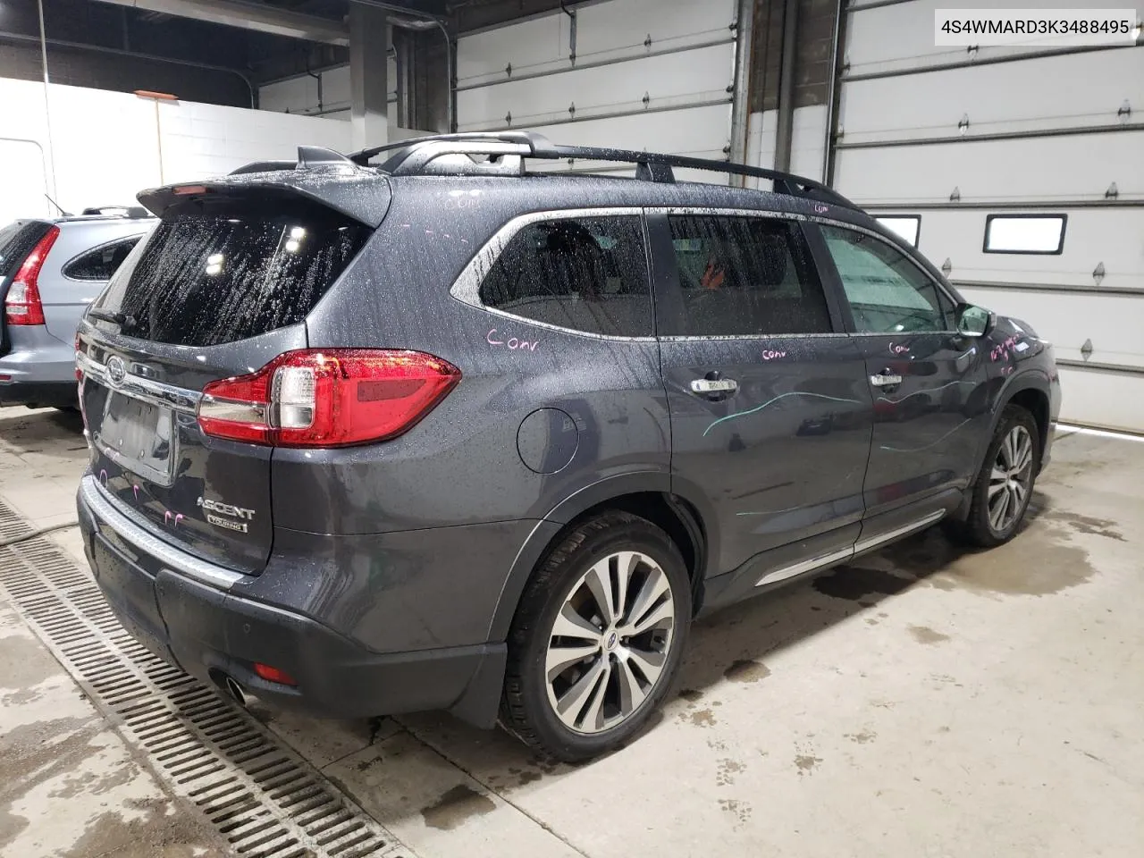 2019 Subaru Ascent Touring VIN: 4S4WMARD3K3488495 Lot: 80252364