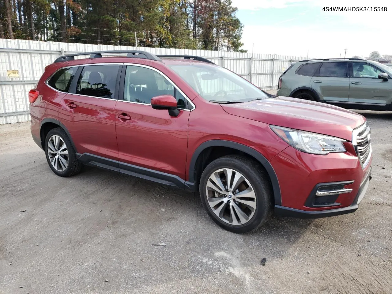 2019 Subaru Ascent Premium VIN: 4S4WMAHD5K3415548 Lot: 80984214