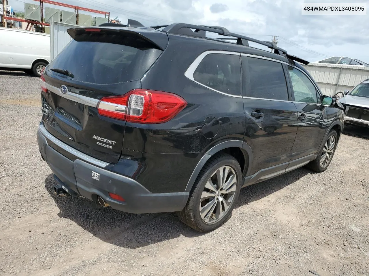 2020 Subaru Ascent Limited VIN: 4S4WMAPDXL3408095 Lot: 57294104