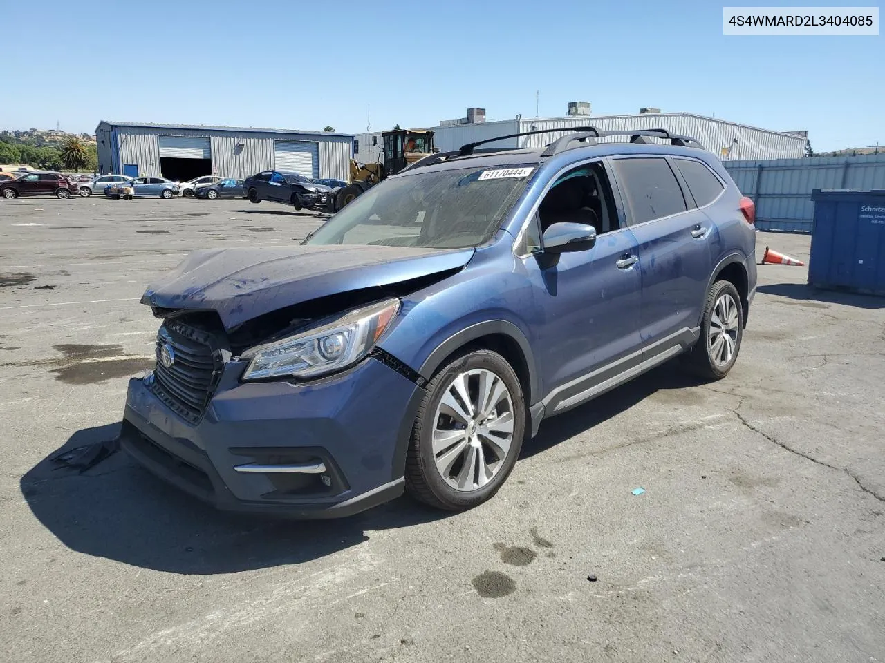 2020 Subaru Ascent Touring VIN: 4S4WMARD2L3404085 Lot: 61170444