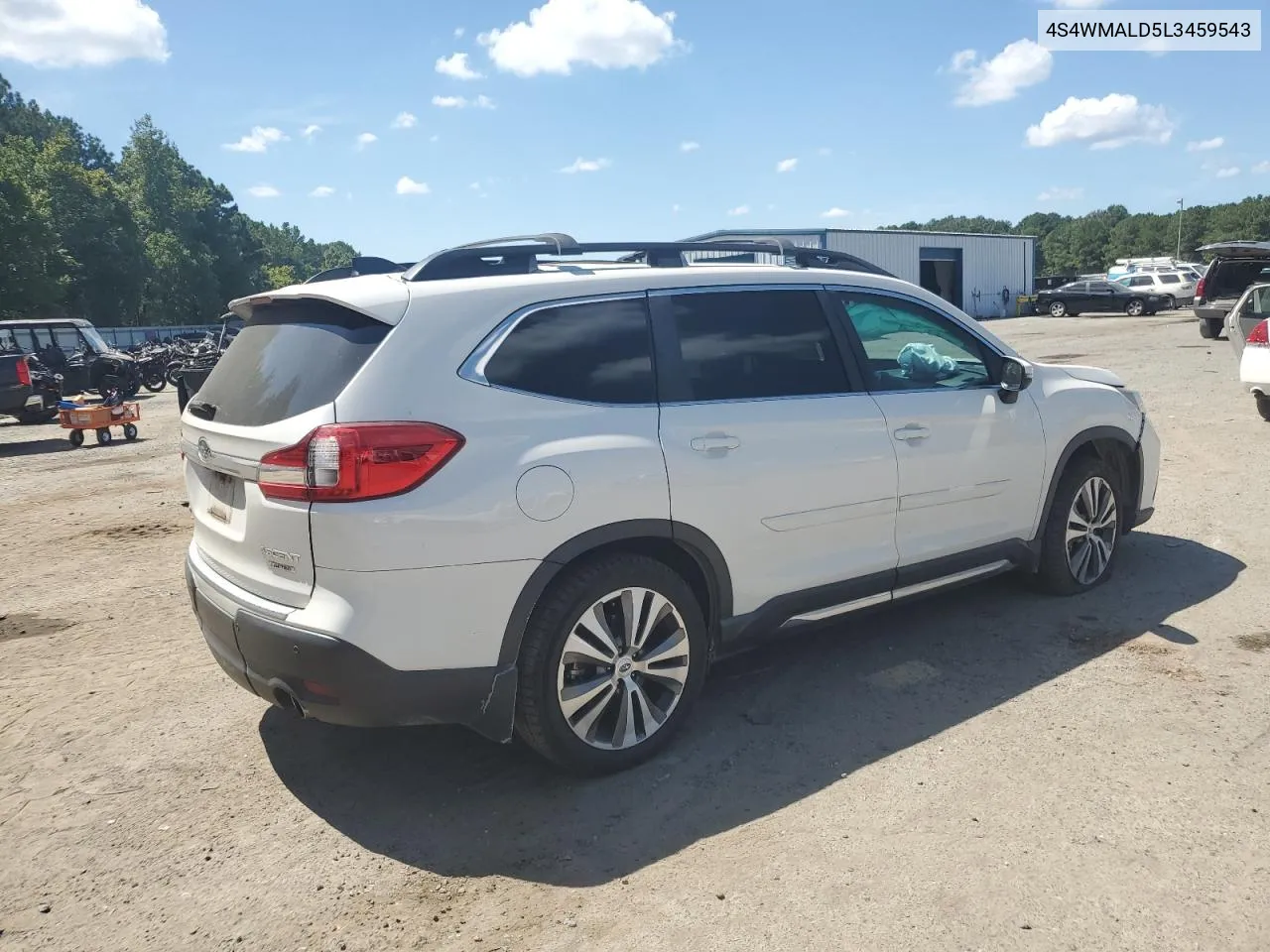 2020 Subaru Ascent Limited VIN: 4S4WMALD5L3459543 Lot: 67938344