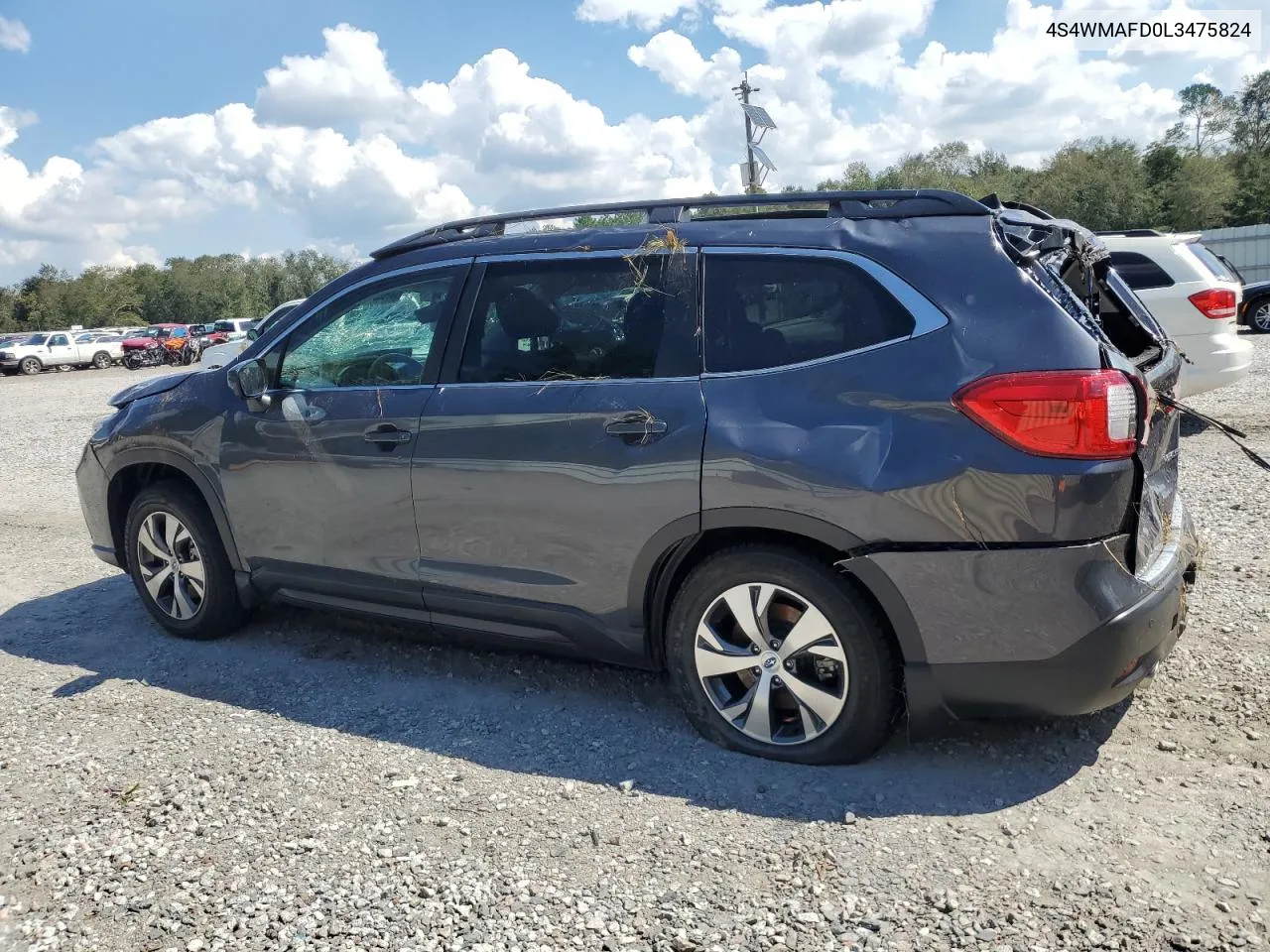 2020 Subaru Ascent Premium VIN: 4S4WMAFD0L3475824 Lot: 74366954