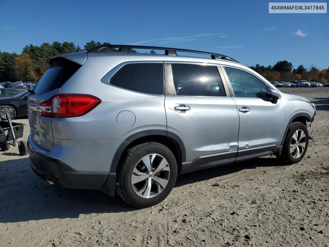 2020 Subaru Ascent Premium VIN: 4S4WMAFD4L3417845 Lot: 76480484