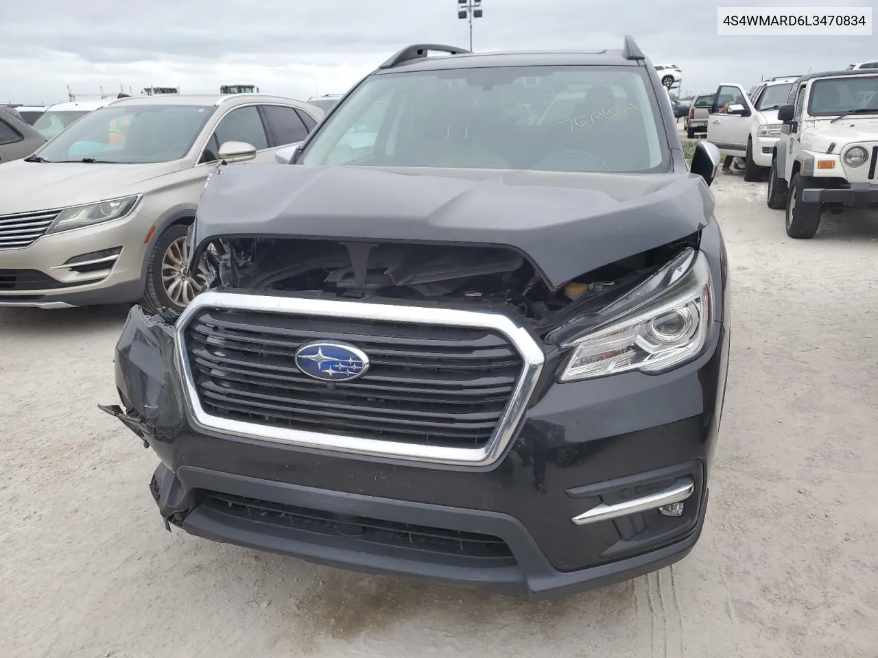 2020 Subaru Ascent Touring VIN: 4S4WMARD6L3470834 Lot: 76799174