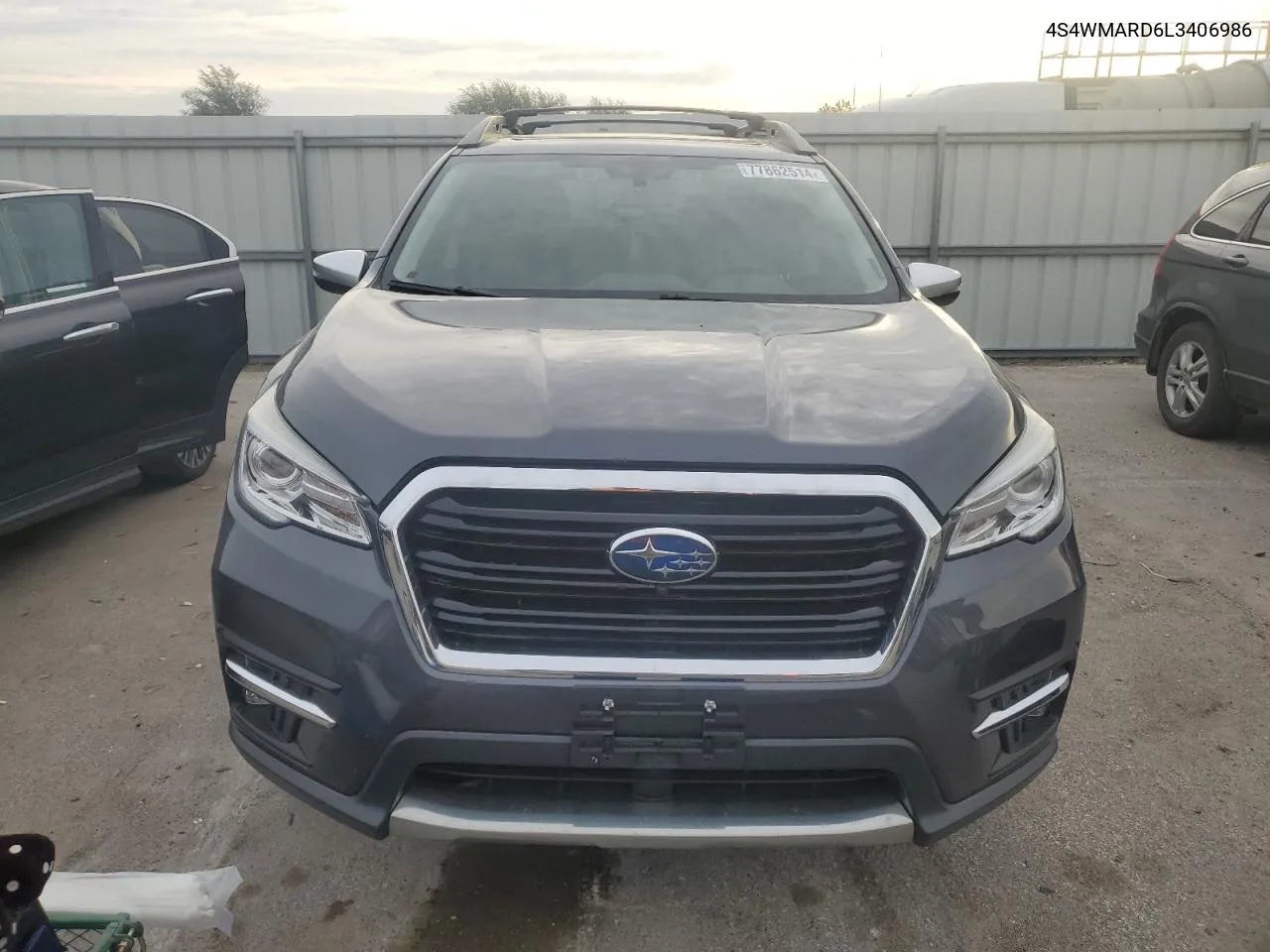 2020 Subaru Ascent Touring VIN: 4S4WMARD6L3406986 Lot: 77862514