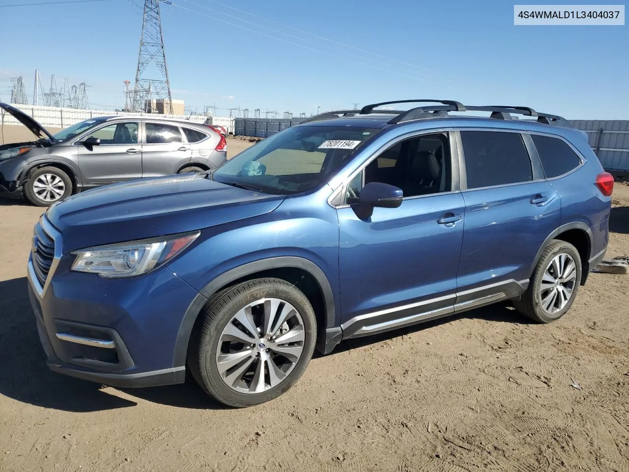 2020 Subaru Ascent Limited VIN: 4S4WMALD1L3404037 Lot: 78201194