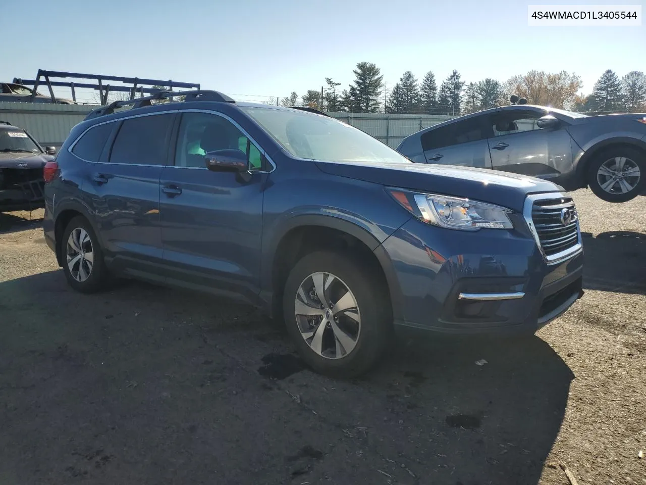 2020 Subaru Ascent Premium VIN: 4S4WMACD1L3405544 Lot: 78670904