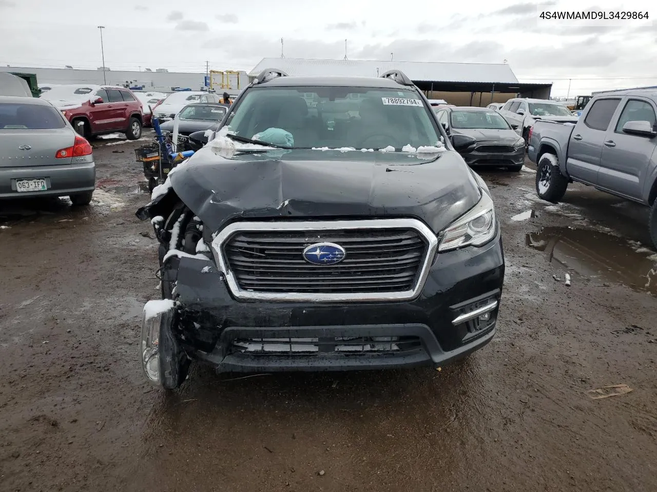 2020 Subaru Ascent Limited VIN: 4S4WMAMD9L3429864 Lot: 78892794