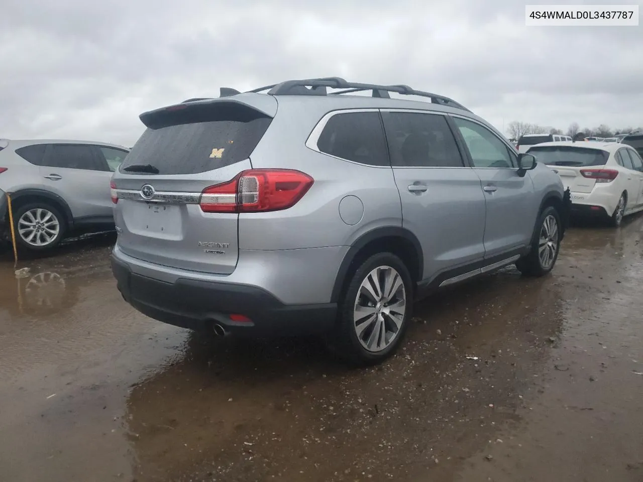 2020 Subaru Ascent Limited VIN: 4S4WMALD0L3437787 Lot: 79218444