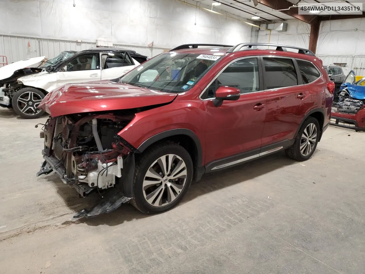 2020 Subaru Ascent Limited VIN: 4S4WMAPD1L3435119 Lot: 79464834