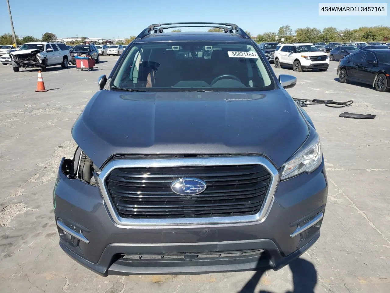 2020 Subaru Ascent Touring VIN: 4S4WMARD1L3457165 Lot: 80831264