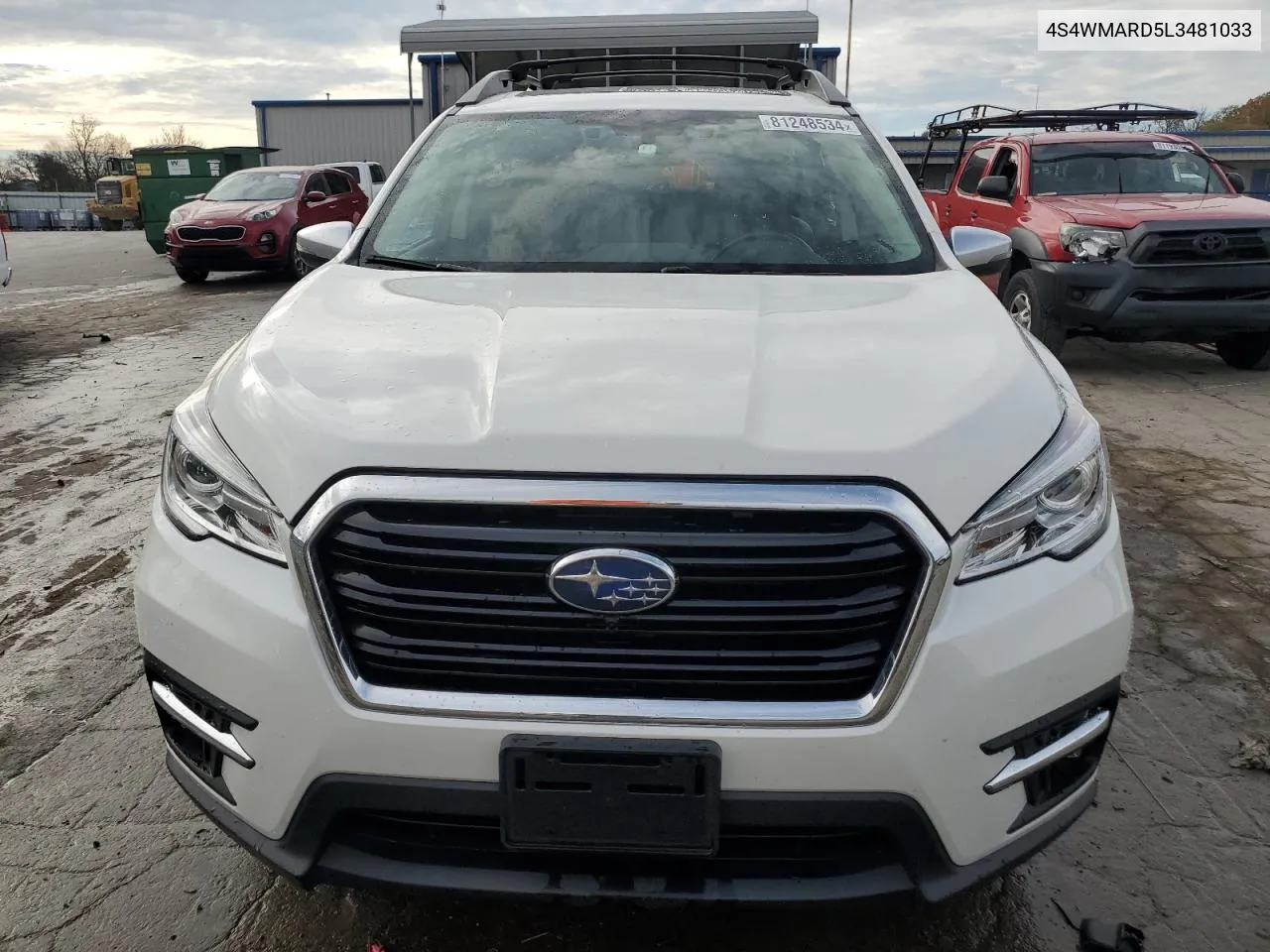 2020 Subaru Ascent Touring VIN: 4S4WMARD5L3481033 Lot: 81248534