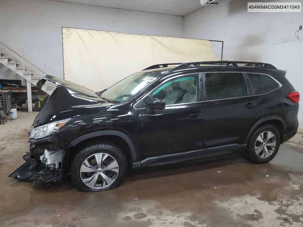 2021 Subaru Ascent Premium VIN: 4S4WMACD0M3411045 Lot: 58259694