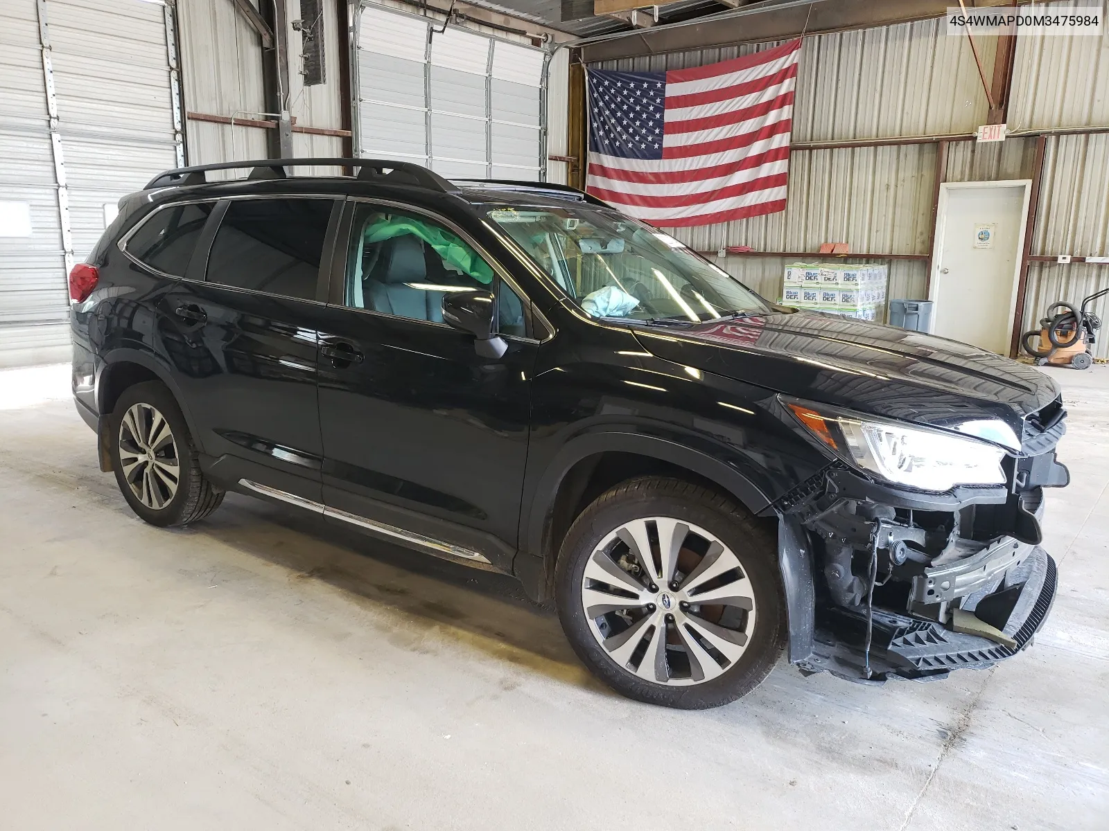 2021 Subaru Ascent Limited VIN: 4S4WMAPD0M3475984 Lot: 62231104