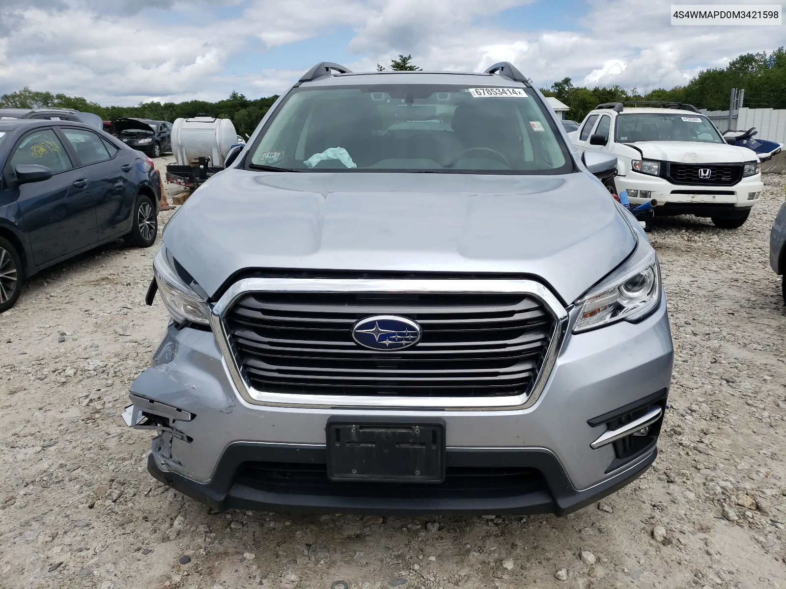 2021 Subaru Ascent Limited VIN: 4S4WMAPD0M3421598 Lot: 67853414