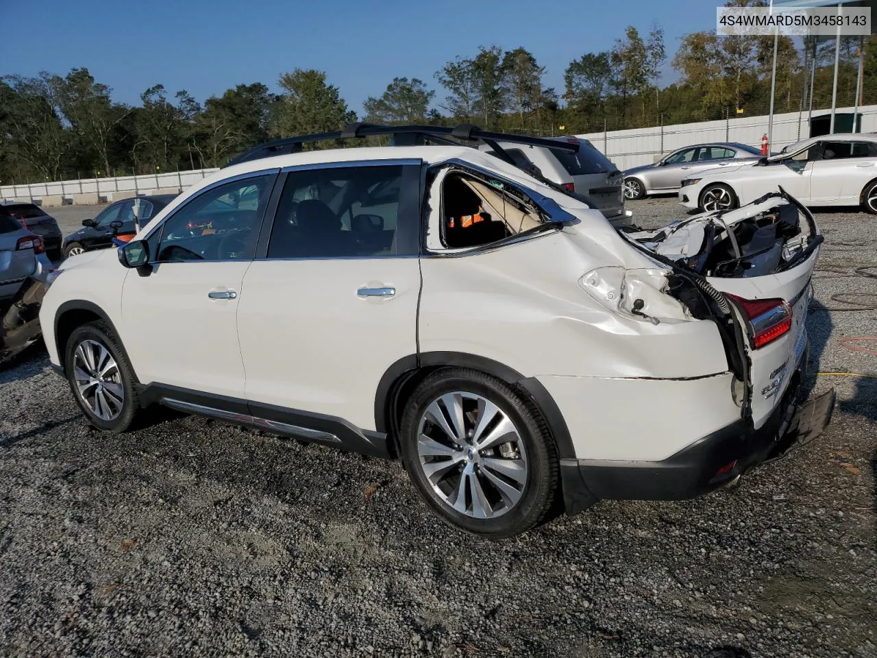 2021 Subaru Ascent Touring VIN: 4S4WMARD5M3458143 Lot: 74982874