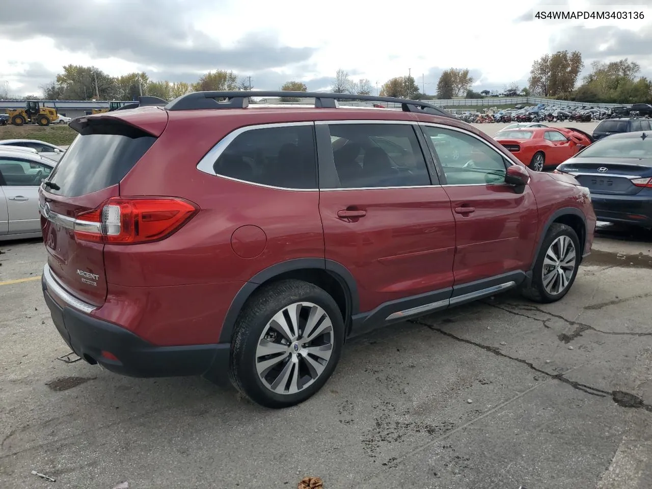 2021 Subaru Ascent Limited VIN: 4S4WMAPD4M3403136 Lot: 79473284