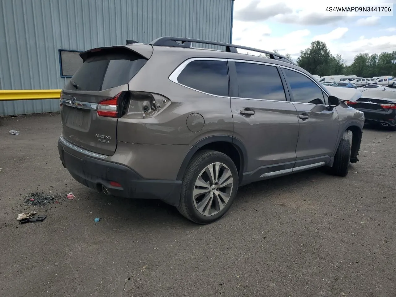 2022 Subaru Ascent Limited VIN: 4S4WMAPD9N3441706 Lot: 60894924